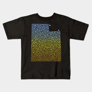 Utah State Outline Maze & Labyrinth Kids T-Shirt